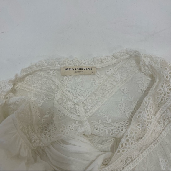 SOLD// Spell and the Gypsy Ella Lace Blouse - Picture 10 of 12